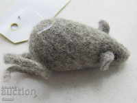 Мишка -екологично чиста играчка от филц,ръчна изработка,нова