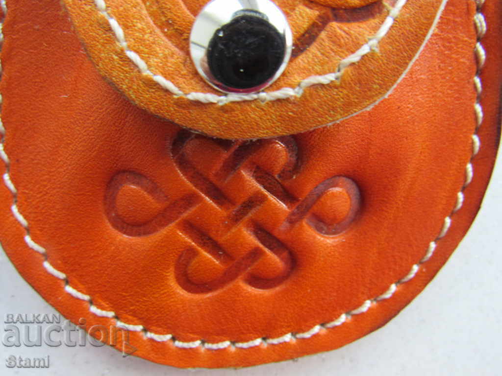 Παράδοση Γνήσια δερμάτινη μπρελόκ από τη σειρά Μογγολίας-18 Παράδοση Γνήσια δερμάτινη μπρελόκ από τη σειρά Μογγολίας-18