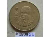 1000 pesos 1989 Mexico