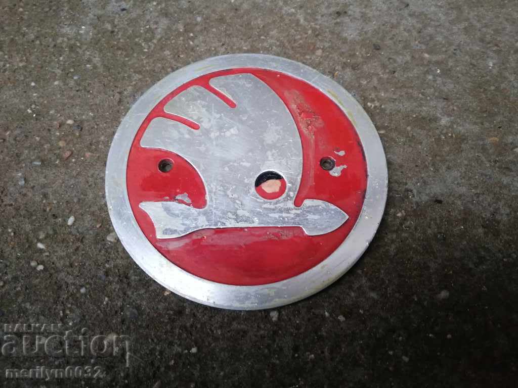 Delivery of Car Emblem Skoda car truck Delivery of Car Emblem Skoda car truck