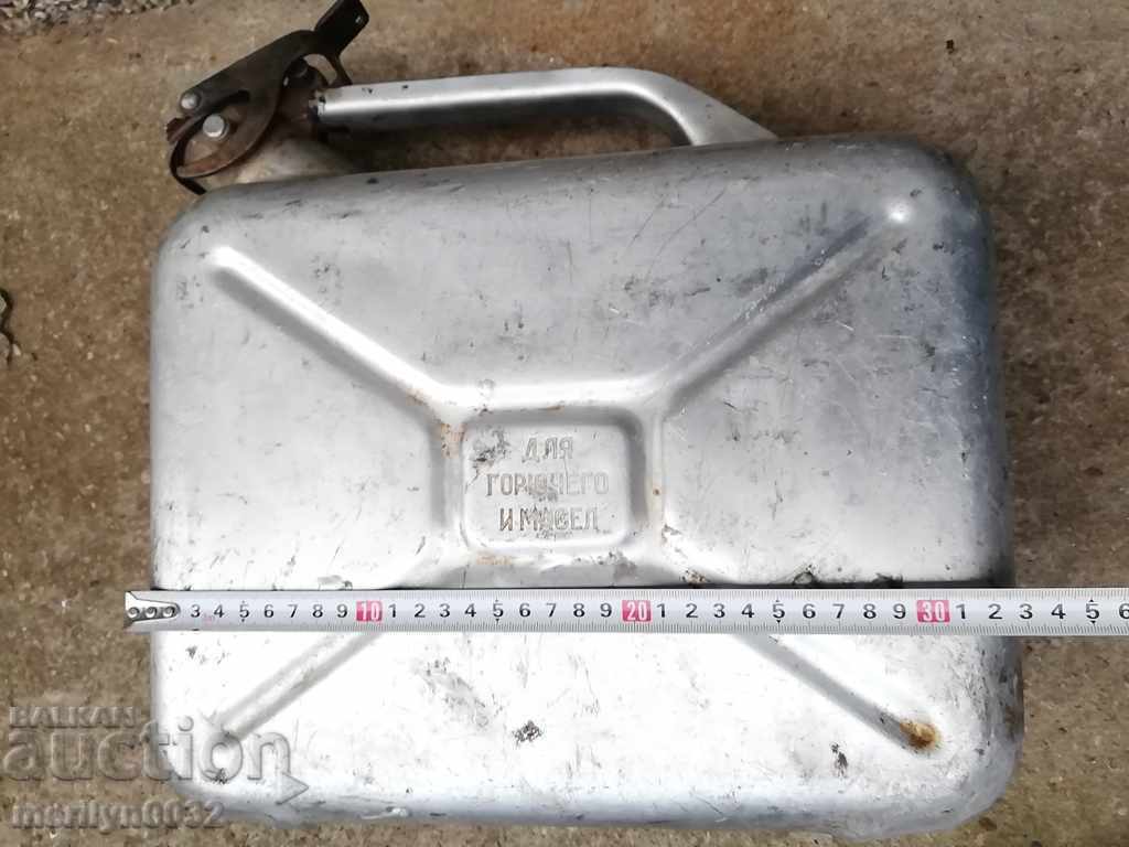 Russian tube 10 liters for fuel 70's aluminum USSR - 7 Russian tube 10 liters for fuel 70's aluminum USSR - 7
