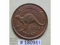 1 пени 1945 Австралия