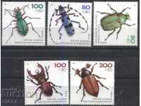 Чисти марки Фауна Насекоми Бръмбари 1993 от Германия