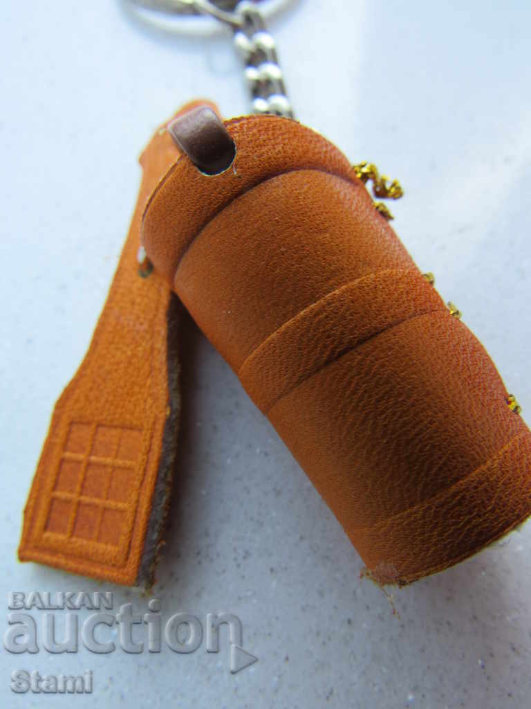 Genuine leather key chain from Mongolia-horse ammo - 7 Genuine leather key chain from Mongolia-horse ammo - 7