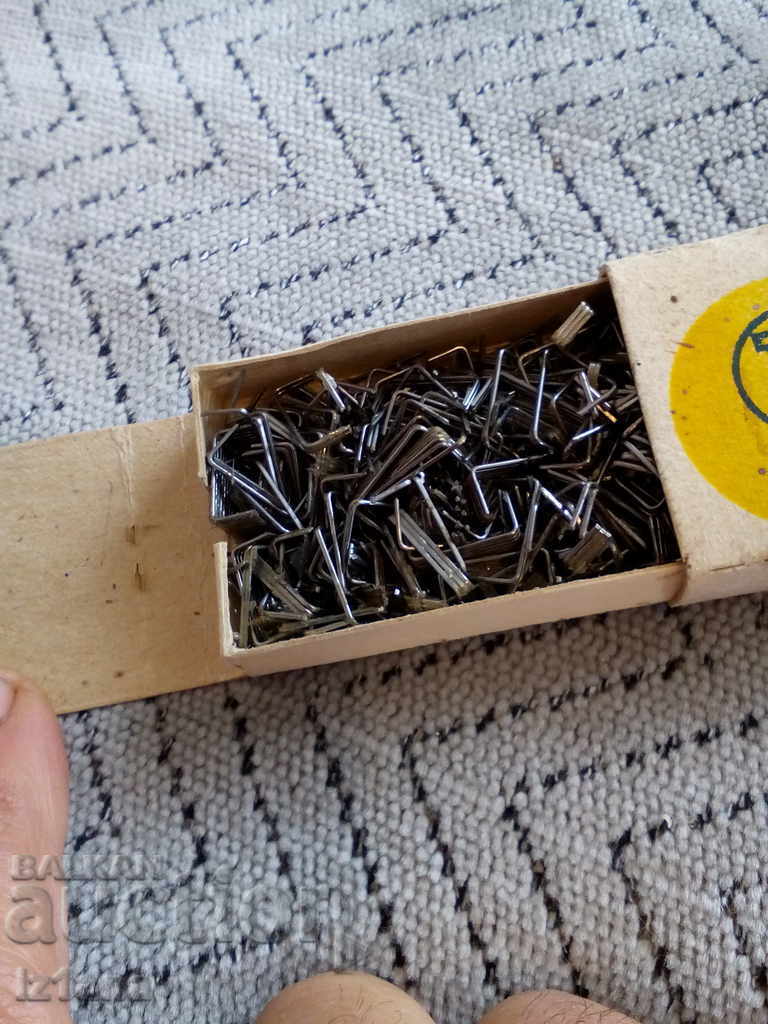 Delivery of An old staple box with staples Delivery of An old staple box with staples