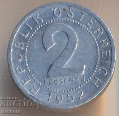 Αυστρία 2 σεντ το 1952