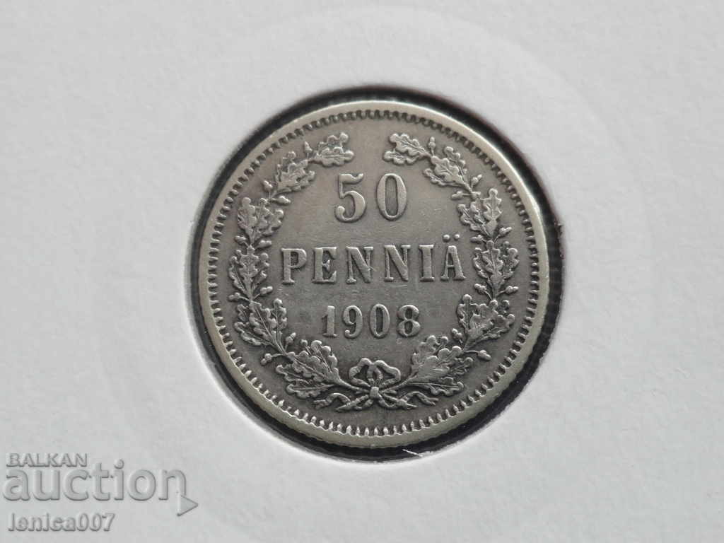 Russia (Finland) 1908 - 50 pennies - 5