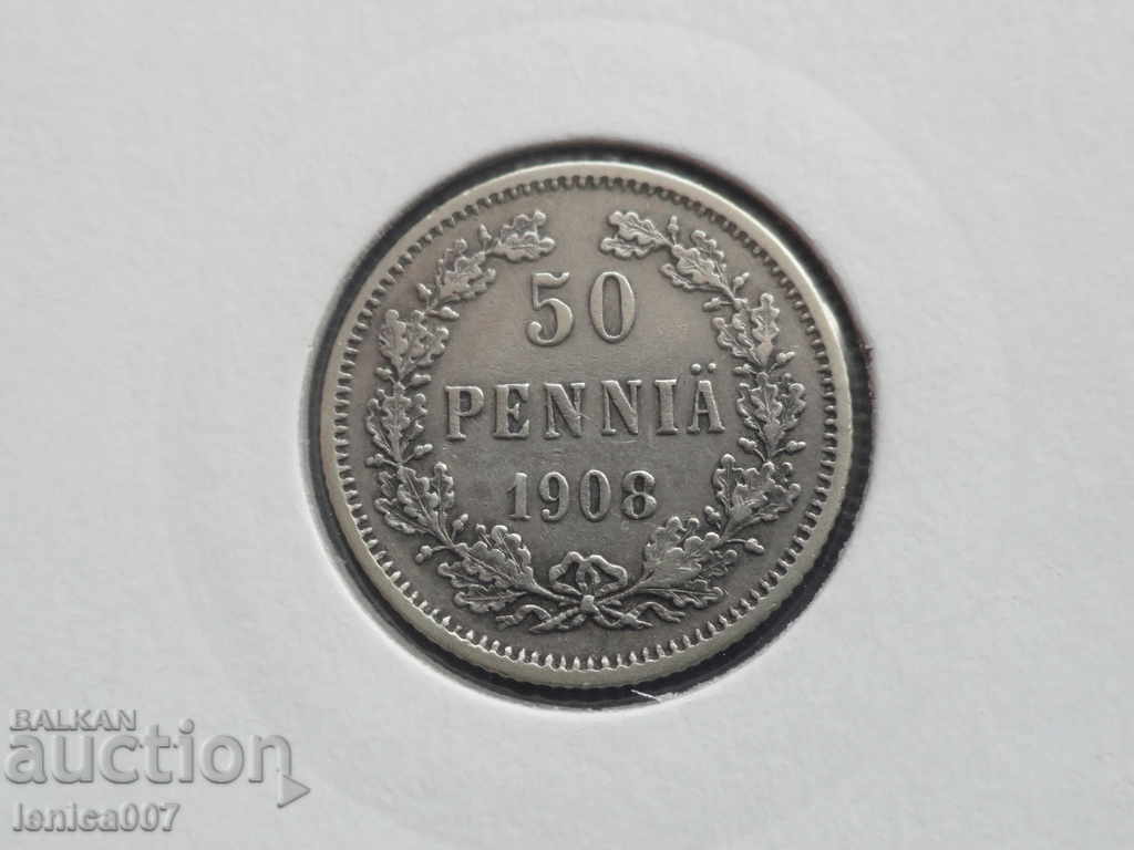 Russia (Finland) 1908 - 50 Penni Russia (Finland) 1908 - 50 Penni