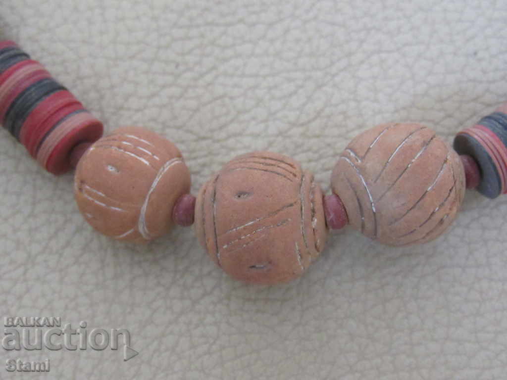 Necklace with African motifs in grunge style-7 - 5 Necklace with African motifs in grunge style-7 - 5