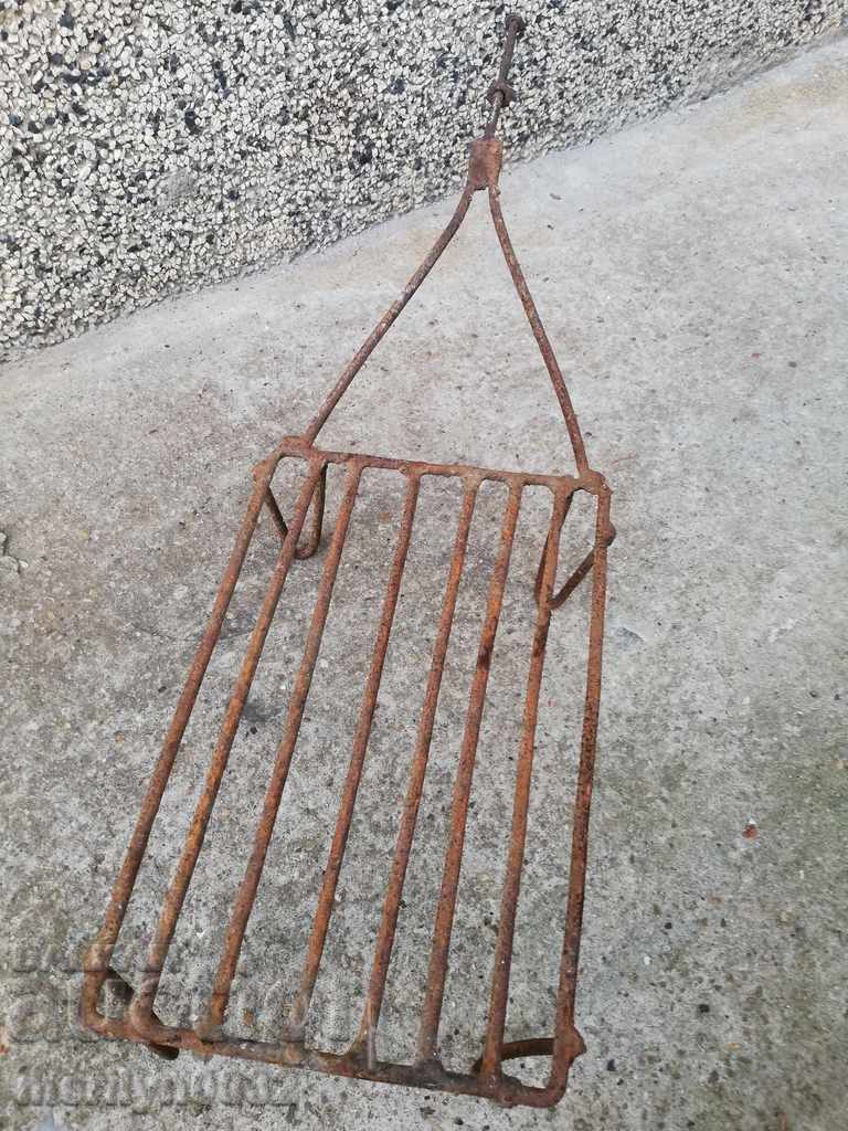 An old hand-forged grill, a steak, wrought iron with price 29.00 BGN | € 14.83 An old hand-forged grill, a steak, wrought iron with price 29.00 BGN | € 14.83