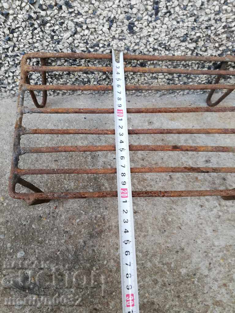 An old hand-forged grill, a steak, wrought iron - 6 An old hand-forged grill, a steak, wrought iron - 6