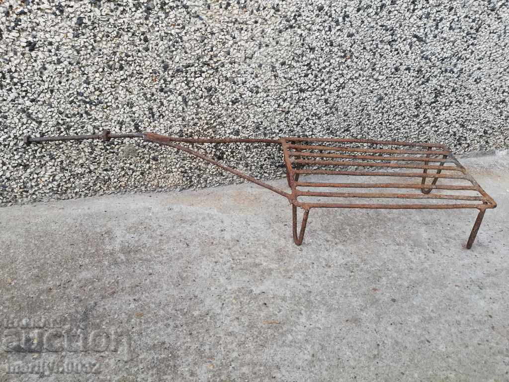 An old hand-forged grill, a steak, wrought iron - 7 An old hand-forged grill, a steak, wrought iron - 7