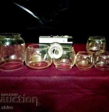 LOT of 3 pcs. Lampen glass bottles with price 60.00 BGN | € 30.68