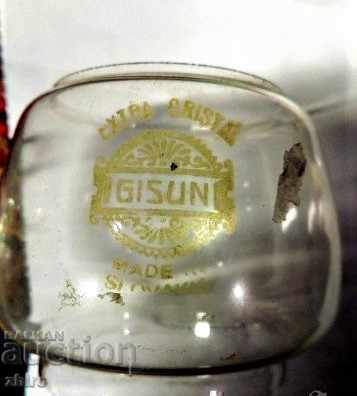 Delivery of LOT of 3 pcs. Lampen glass bottles