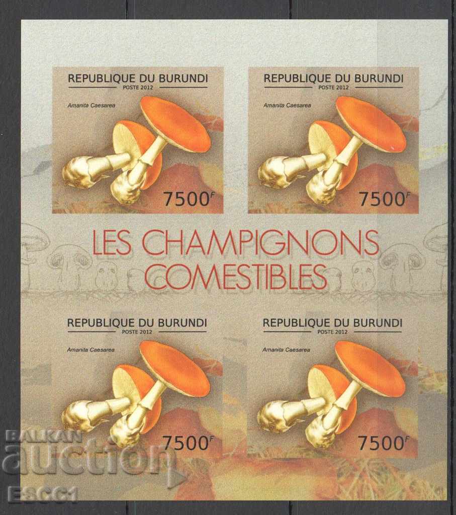 Pure blocuri neperforate Flora ciuperci 2012 din Burundi cu preț 90.00 BGN | € 46.02 Pure blocuri neperforate Flora ciuperci 2012 din Burundi cu preț 90.00 BGN | € 46.02