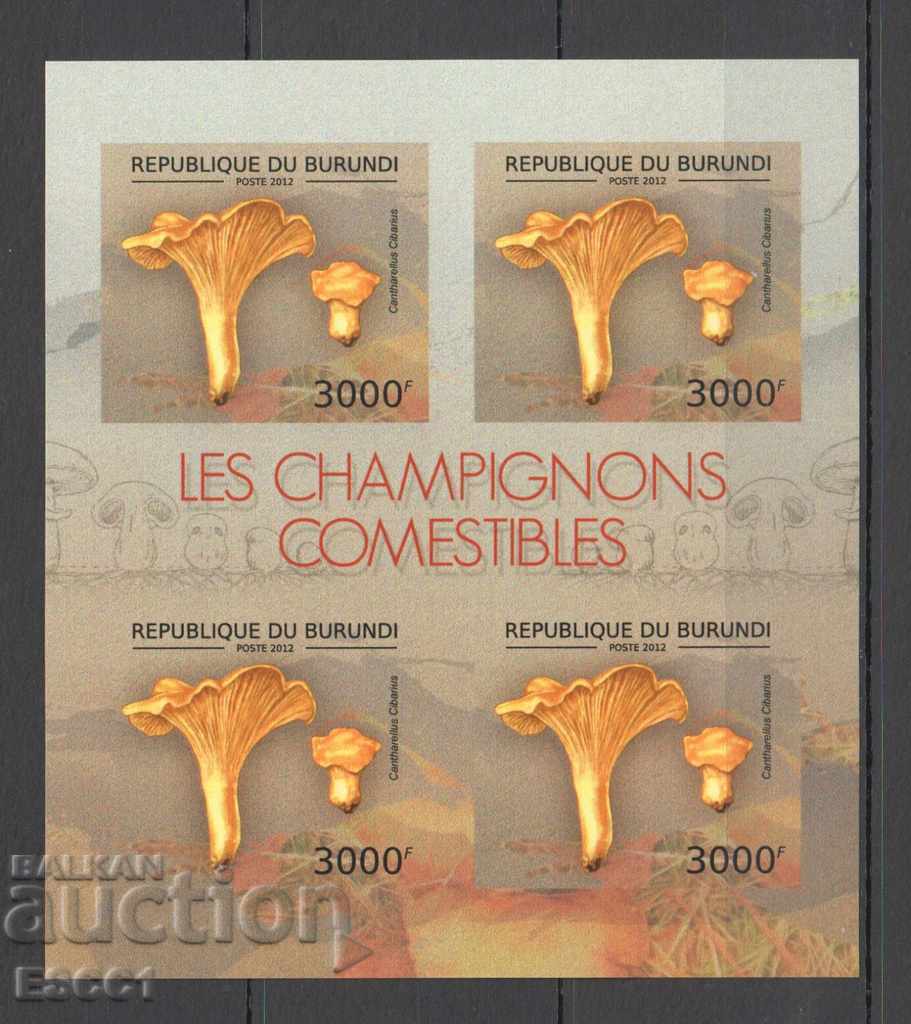 Livrarea Pure blocuri neperforate Flora ciuperci 2012 din Burundi Livrarea Pure blocuri neperforate Flora ciuperci 2012 din Burundi