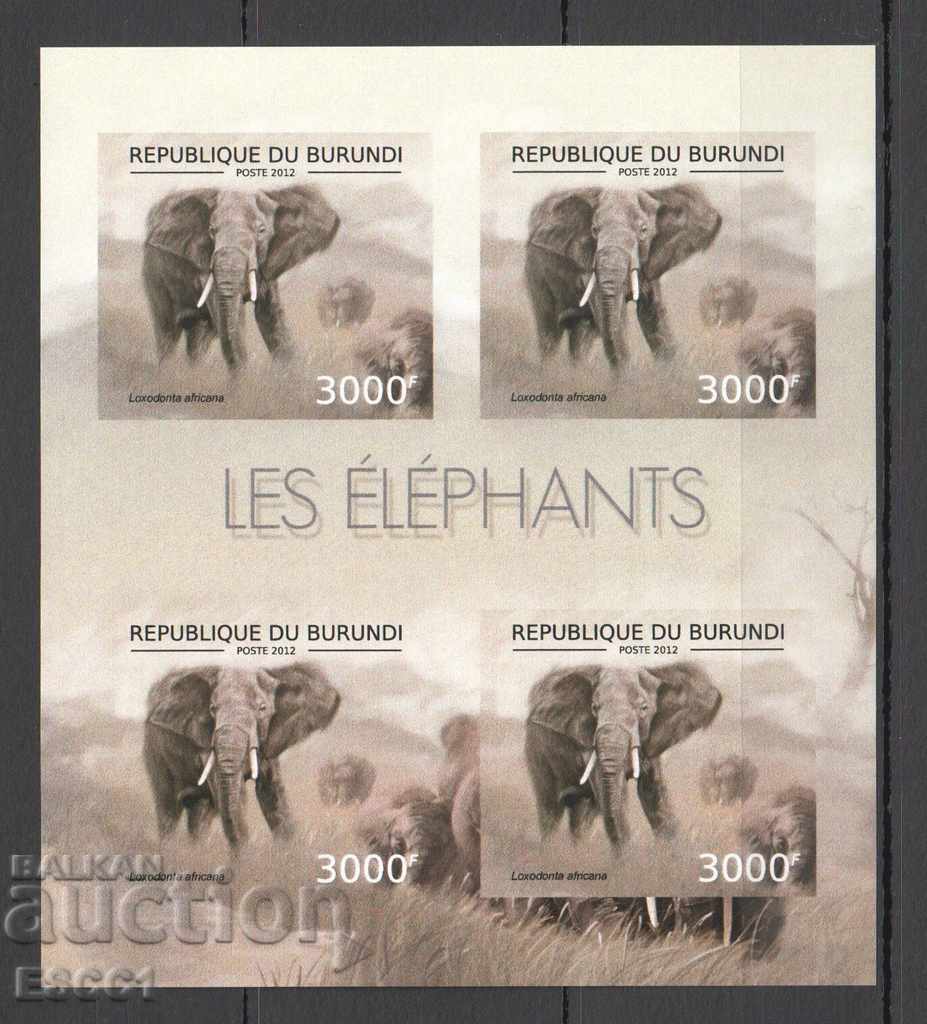 Auction Pure blocks unperforated Fauna Elephants 2012 from Burundi Auction Pure blocks unperforated Fauna Elephants 2012 from Burundi