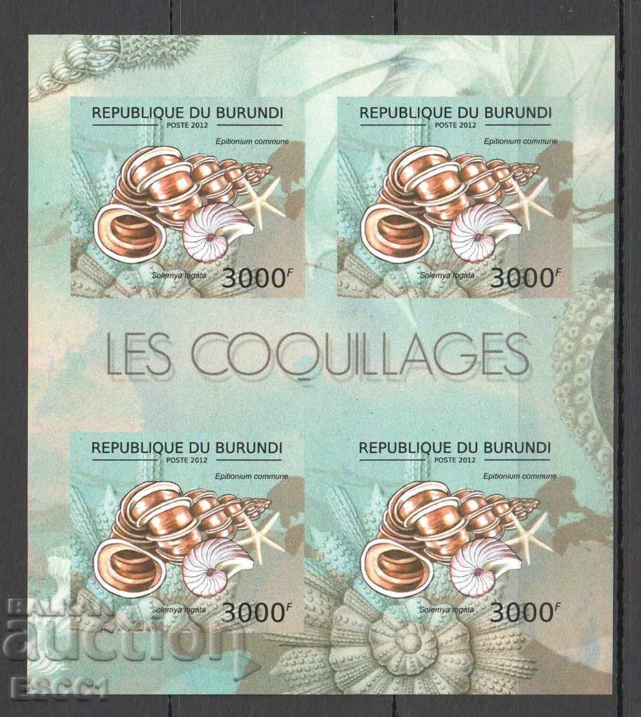 Auction Pure Blocks Unperforated Fauna Shells 2012 from Burundi Auction Pure Blocks Unperforated Fauna Shells 2012 from Burundi