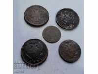 Русия  медни монети копейки
