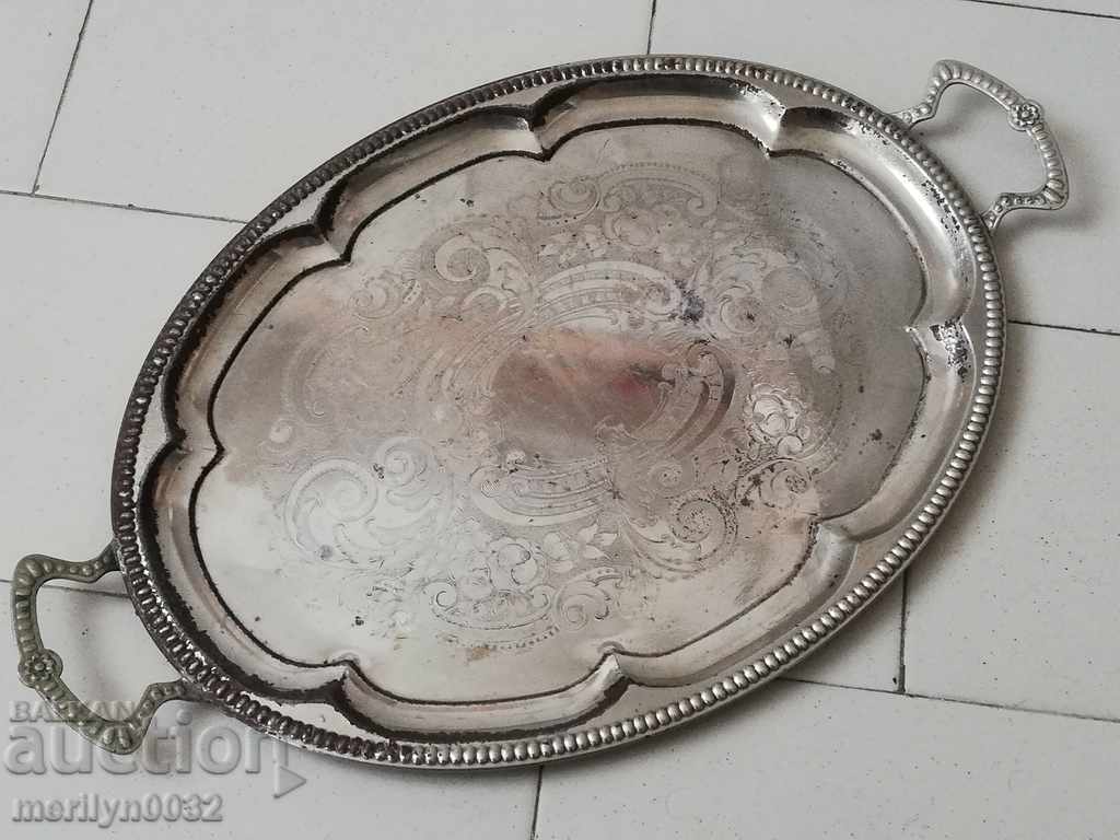 Old metal tray, tray, plateau - 6 Old metal tray, tray, plateau - 6