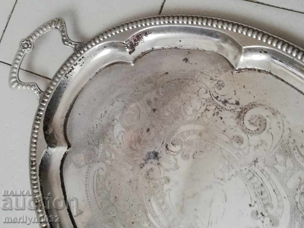 Old metal tray, tray, plateau - 7 Old metal tray, tray, plateau - 7