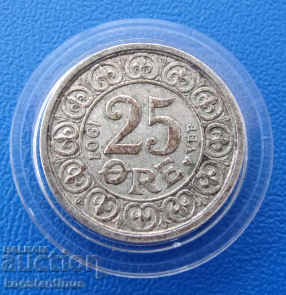 Danemarca 25 Оре 1907 UNC cu preț € 13.29 | 25.99 BGN