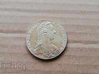 Thaler Maria Theresia argint, monedă Austria greutate