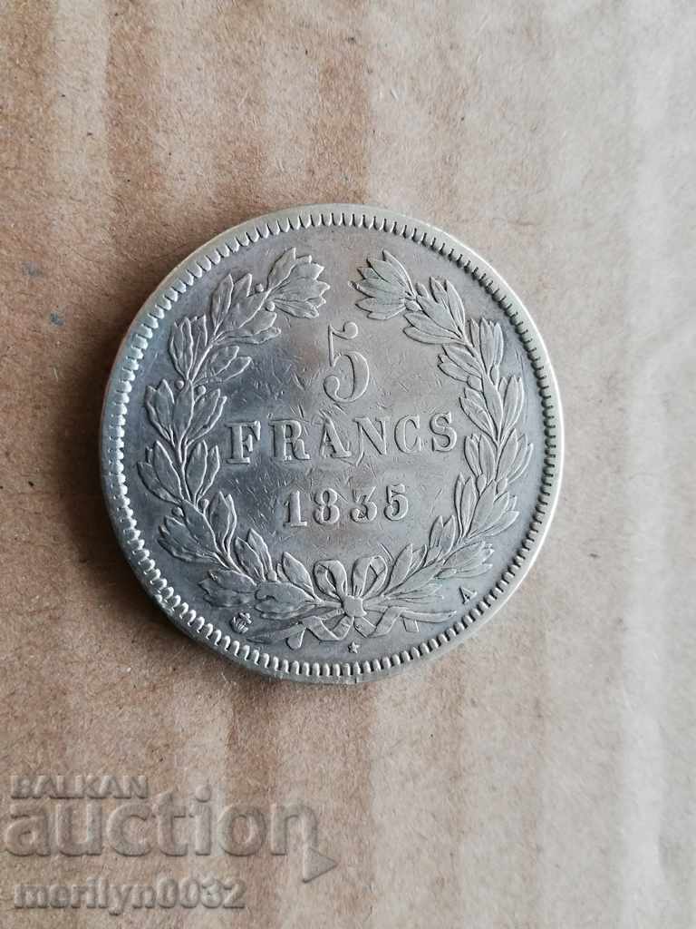 5 Francs Silver Coin - 6