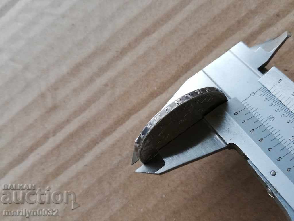 Coin 5 francs of silver with price 90.00 BGN | € 46.02 Coin 5 francs of silver with price 90.00 BGN | € 46.02