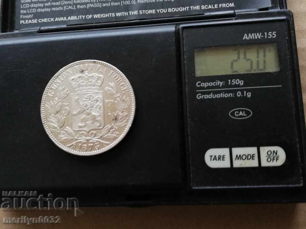 Coin 5 francs of silver - 5 Coin 5 francs of silver - 5
