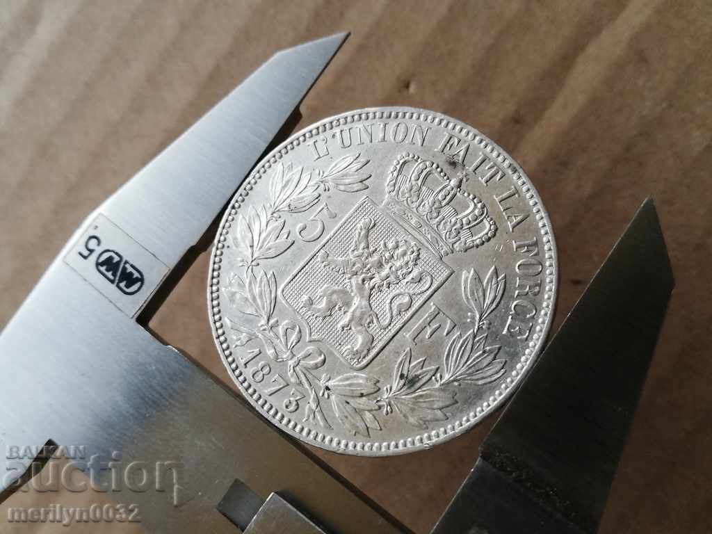 Νόμισμα 5 φράγκων ασήμι - 6