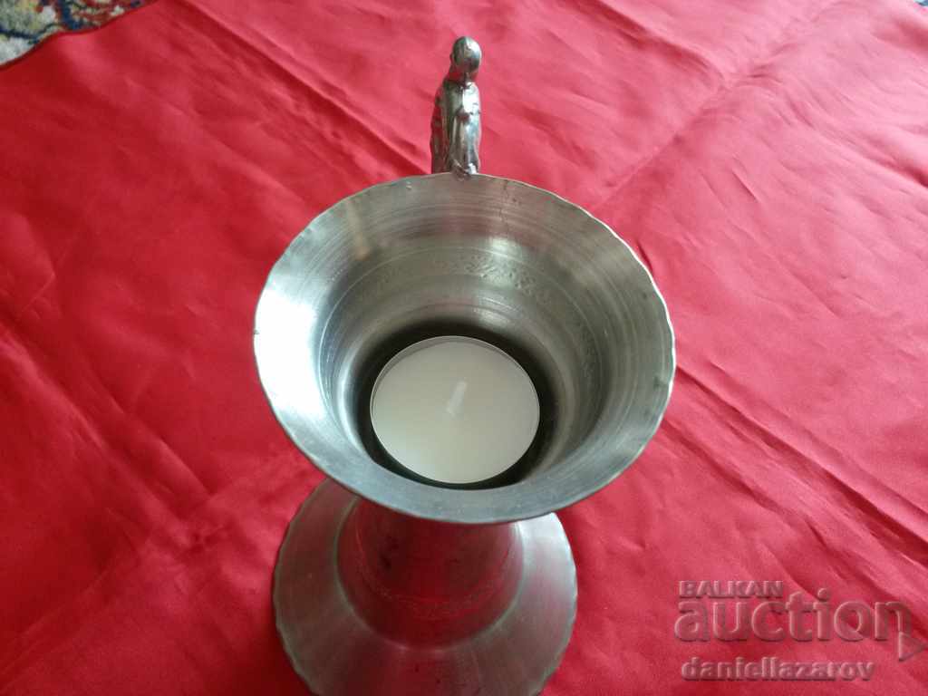 Rare Beautiful Old Candle Type Boccal - 6