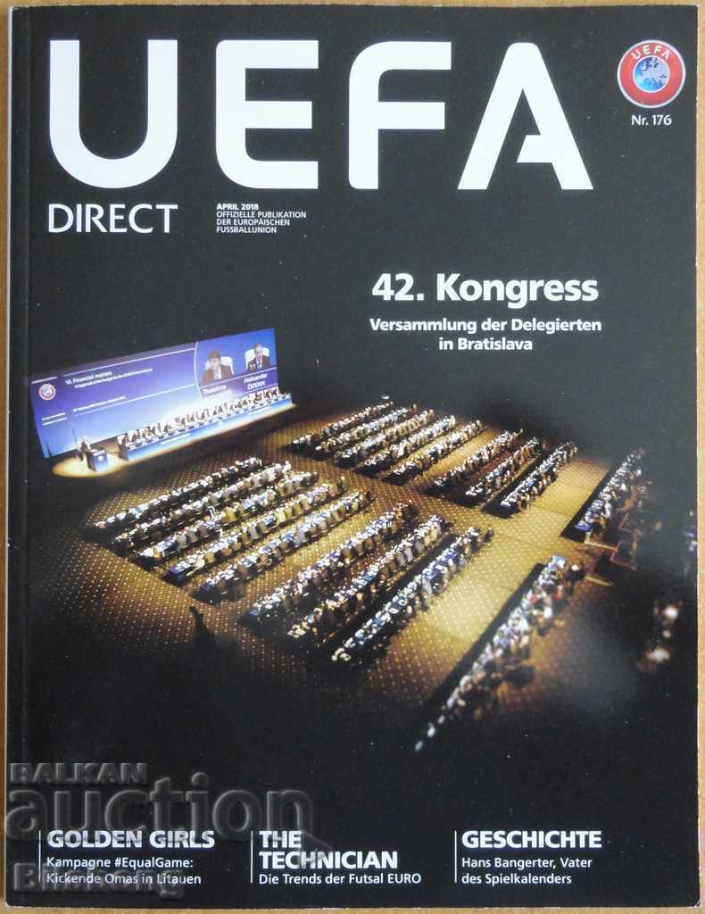 Revista Oficială UEFA - UEFA Direct, Nr. 176/aprilie 2018