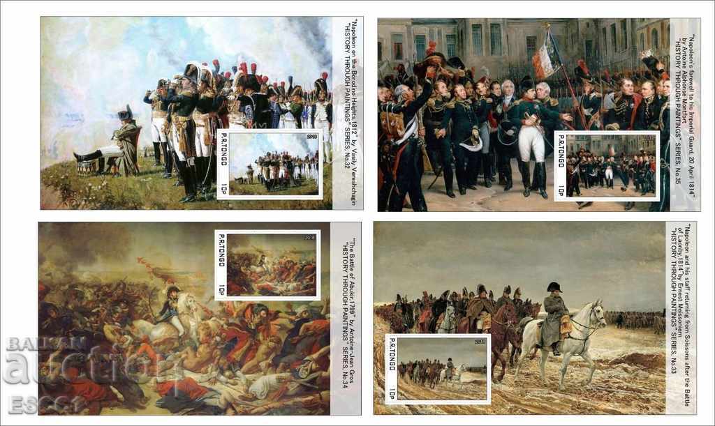 Auction Pure Blocks Painting Napoleon Bonaparte 2018 from Tongo Auction Pure Blocks Painting Napoleon Bonaparte 2018 from Tongo