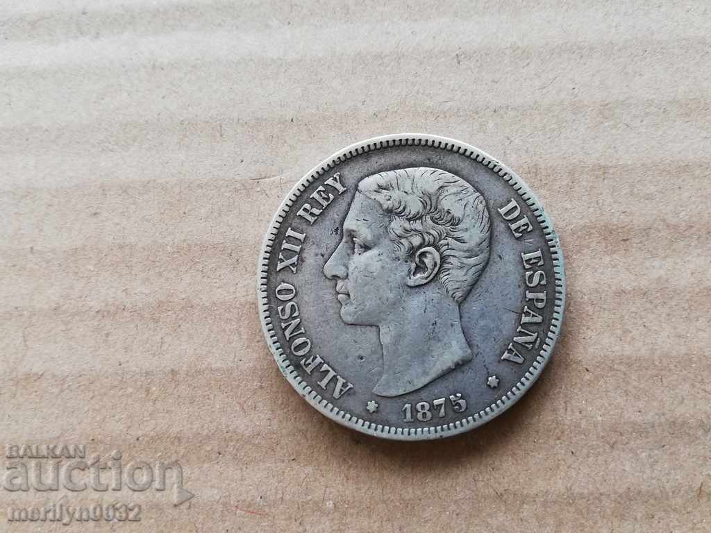 Coin 5 pesetas silver with price € 60.73 | 118.78 BGN