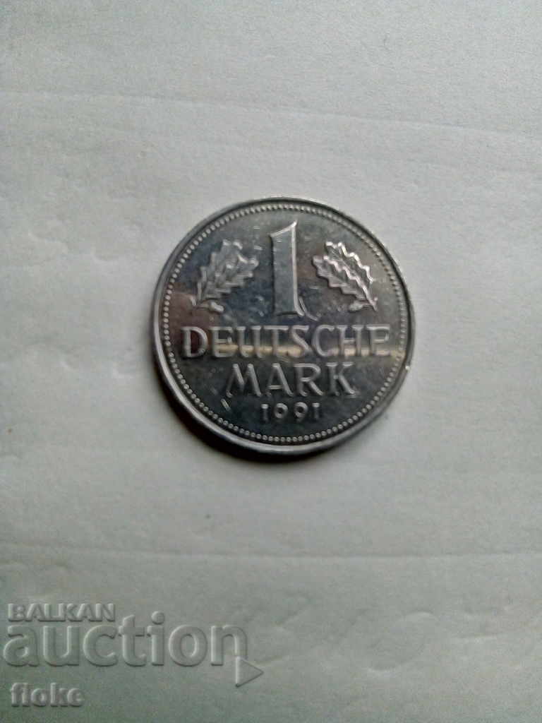 1 Deutsche mark 1991
