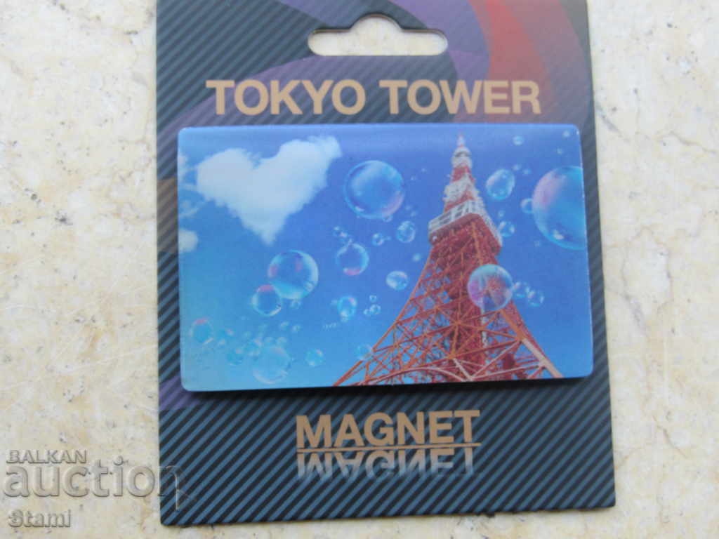 Автентичен 3D магнит от Япония,Телевизионната кула в Токио