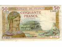 50 francs France 1938