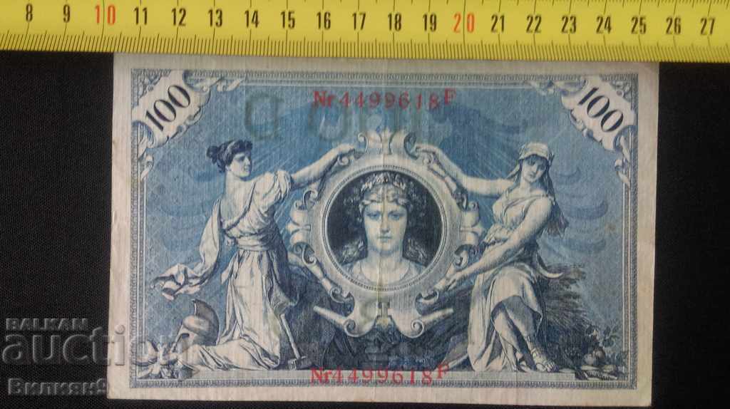 Германия 100 марки 1908