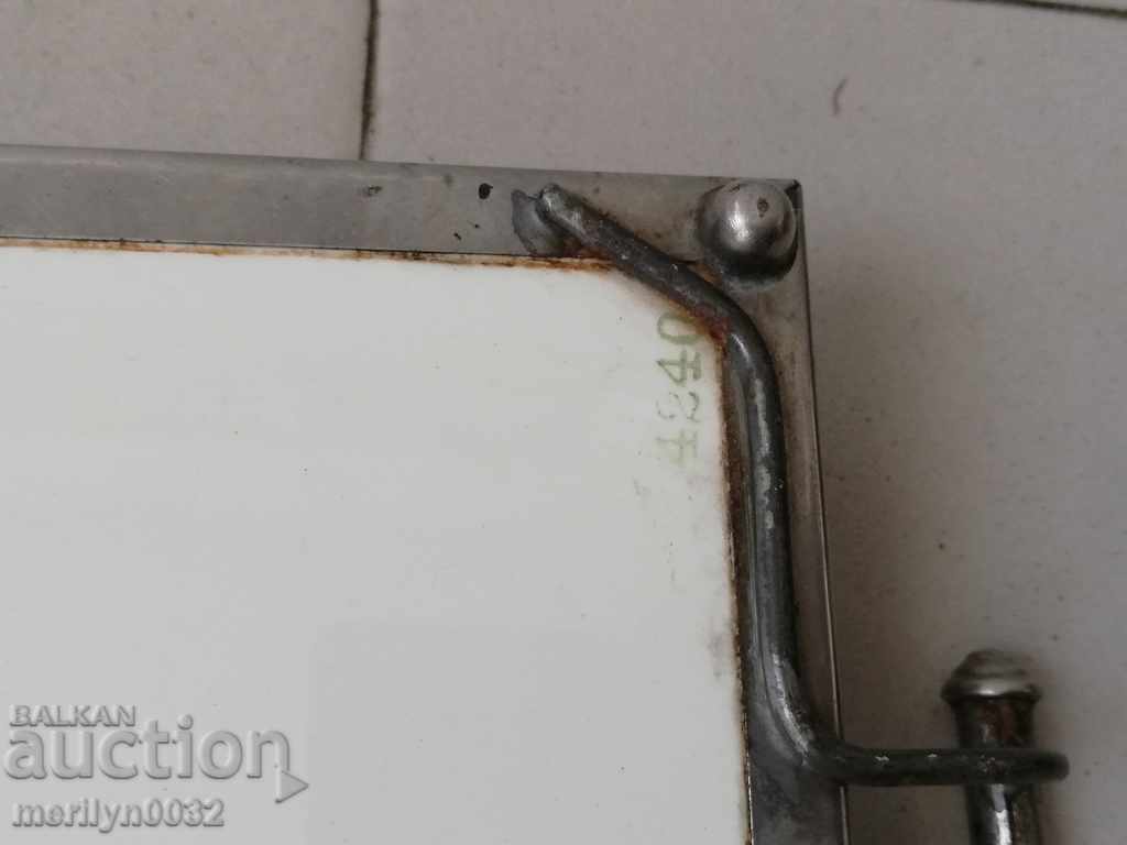 Old porcelain platter tray, plateau - 6 Old porcelain platter tray, plateau - 6