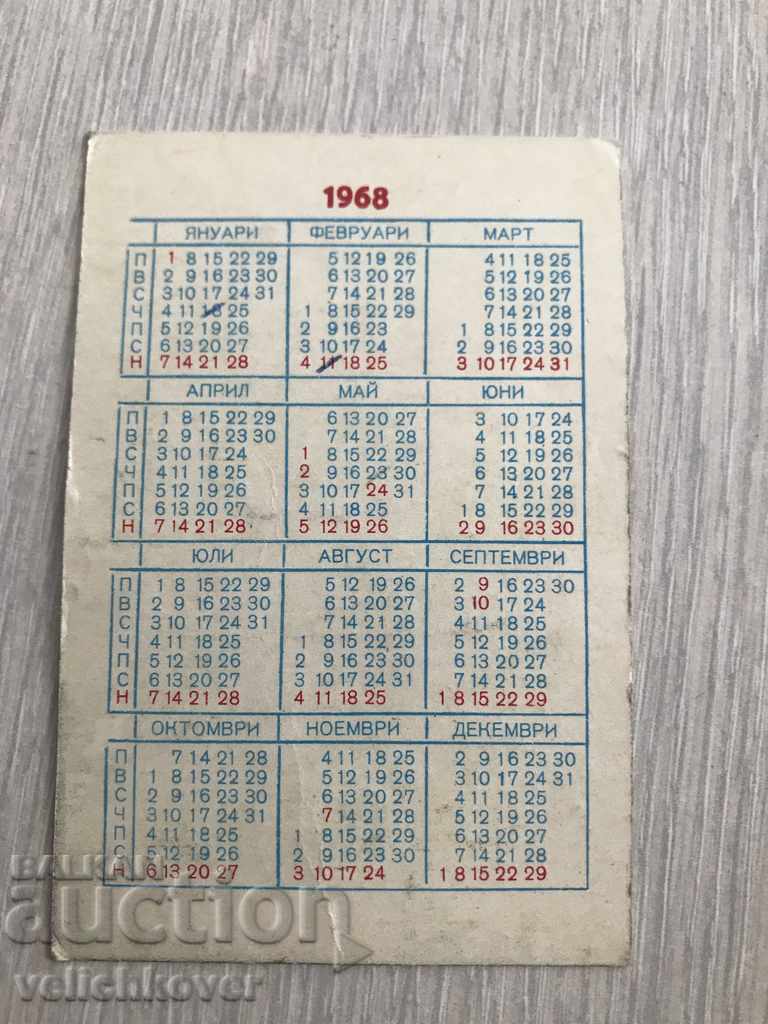 23015 Bulgaria calendar DSK Savings Bank 1968 with price 2.00 BGN | € 1.02 23015 Bulgaria calendar DSK Savings Bank 1968 with price 2.00 BGN | € 1.02