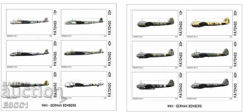 Clean blocks Airplanes from the Second World War 2018 Tongo with price 45.00 BGN | € 23.01 Clean blocks Airplanes from the Second World War 2018 Tongo with price 45.00 BGN | € 23.01