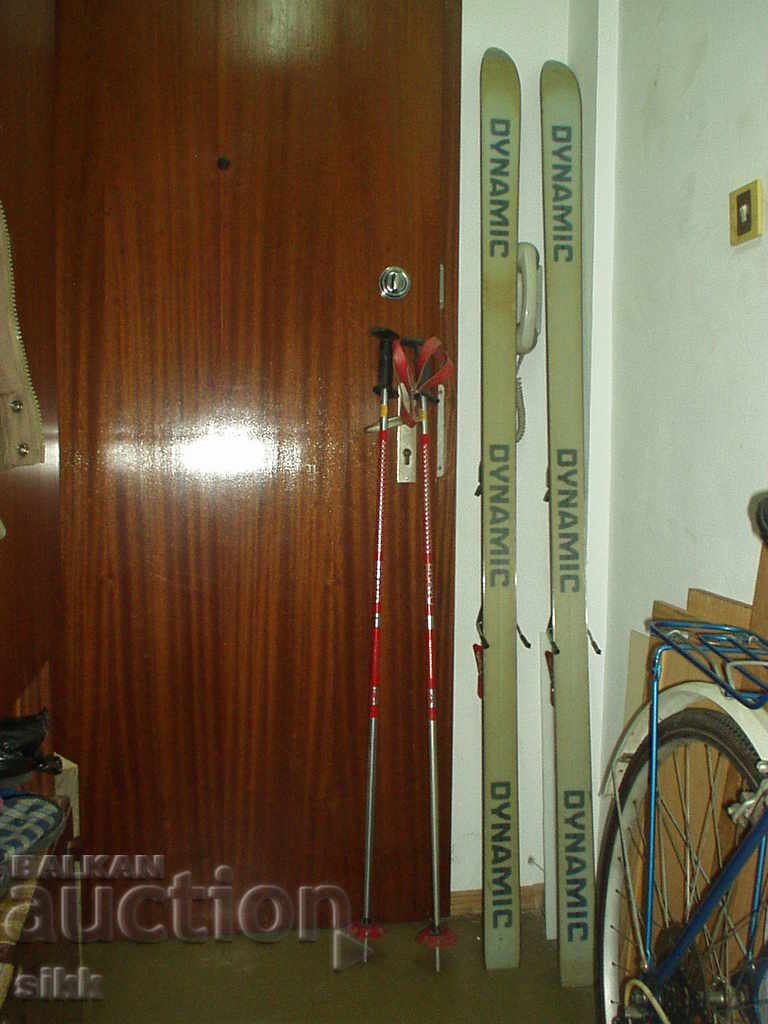 Skis and poles with price 90.00 BGN | € 46.02 Skis and poles with price 90.00 BGN | € 46.02