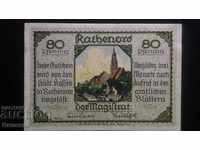 GERMANIA 80 pfennig 1922 Unc