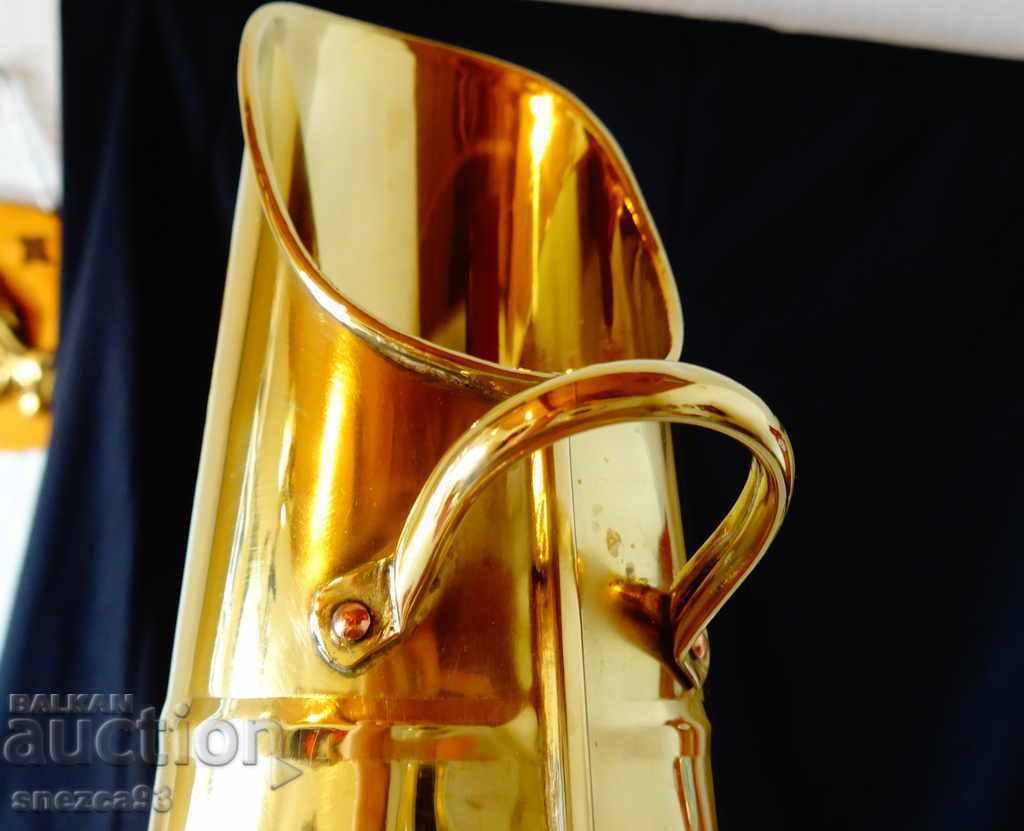 Antique bronze wine jug 450 ml., gold plating - 6