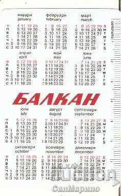 BGA Balkan Calendar 1981 with price 2.00 BGN | € 1.02 BGA Balkan Calendar 1981 with price 2.00 BGN | € 1.02