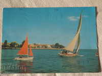 Поморие лодки в морето марка 1977   К 203