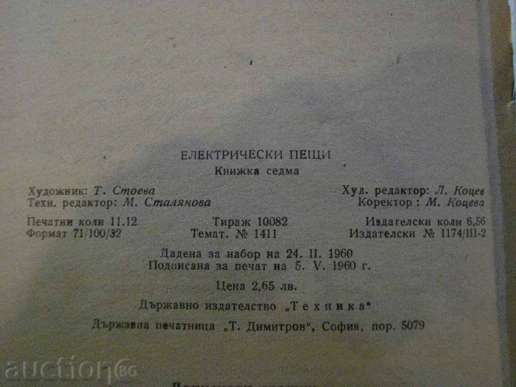 Book "Electric furnaces - Georgi St. Kovachev" - 178 pp. - 6