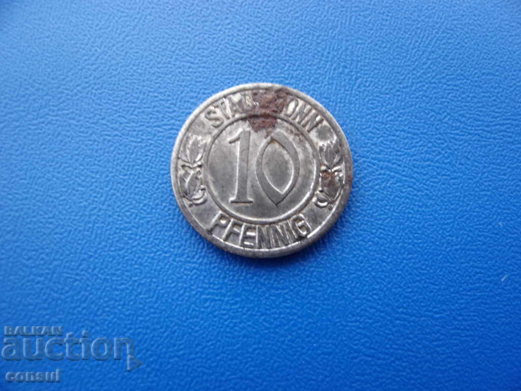 Γερμανία - Βόννη 10 Pfennig 1920 με τιμή € 3.07 | 6.00 BGN Γερμανία - Βόννη 10 Pfennig 1920 με τιμή € 3.07 | 6.00 BGN