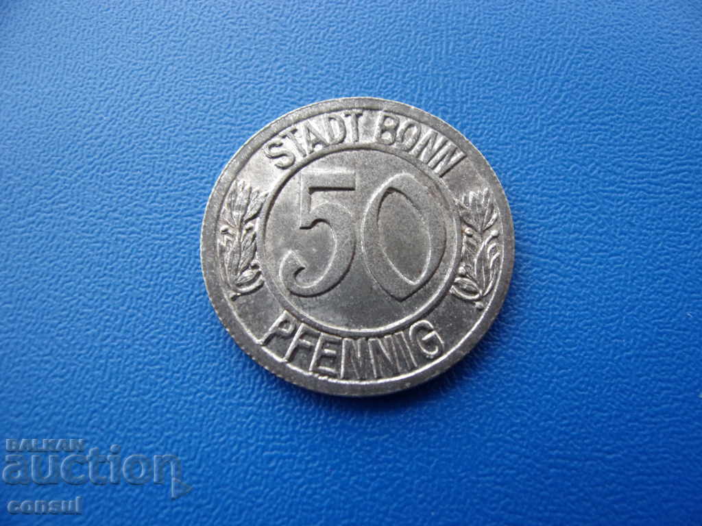 Γερμανία - Βόννη 50 Pfennig 1920 με τιμή € 6.65 | 13.01 BGN